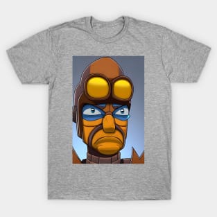 Angry robot man T-Shirt